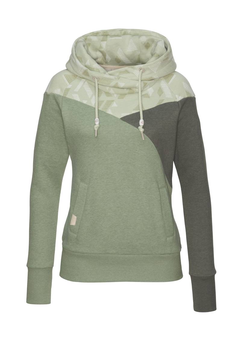 Ragwear Kapuzensweatshirt »CHELLI«, mit Colorblock Muster von Ragwear