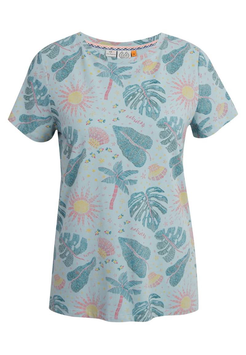 Ragwear Kurzarmshirt »ADORI PRINT«, mit sommerlichem Allover Druck im Relax Fit von Ragwear