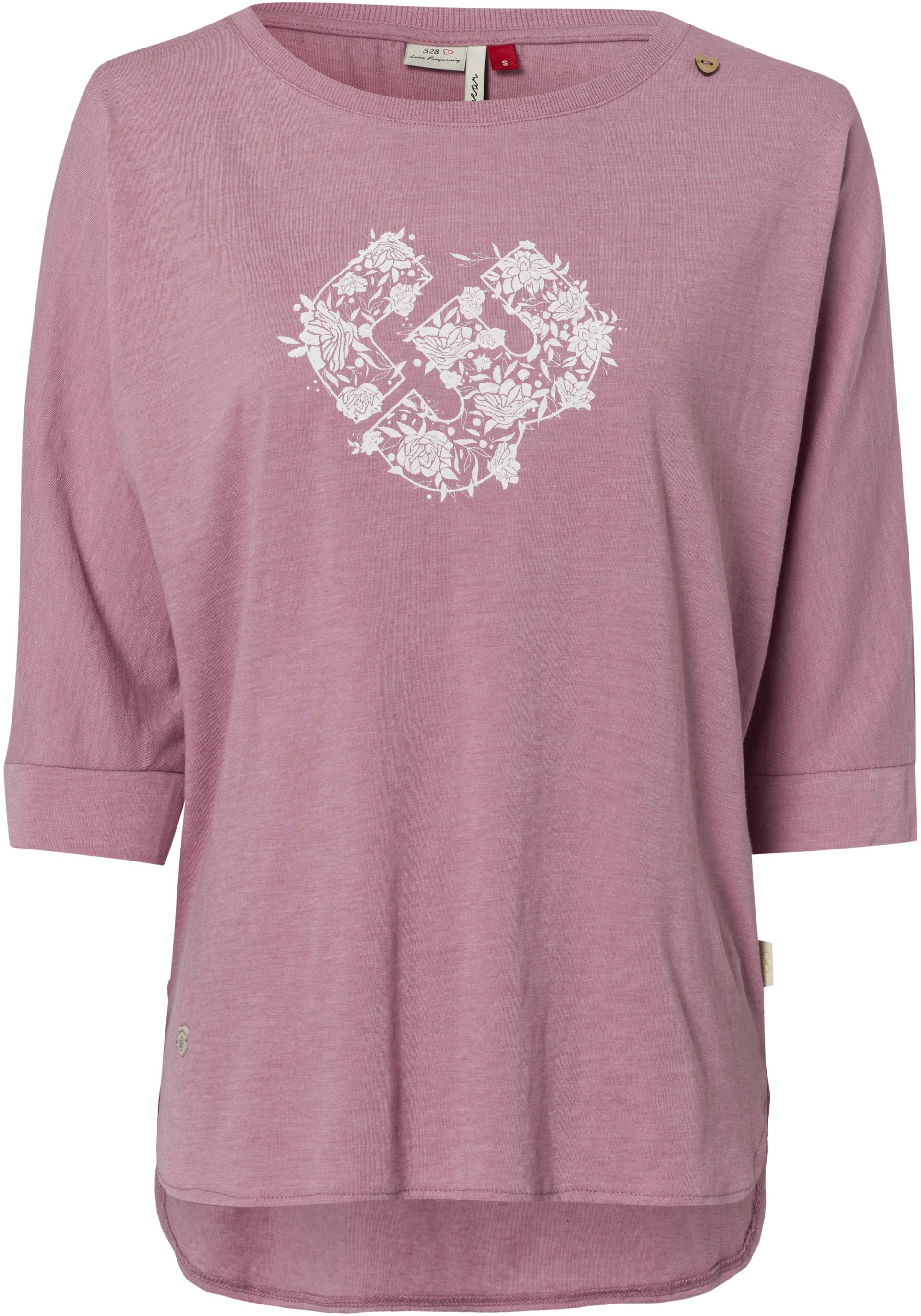 Ragwear Langarmshirt »RAG Longsleeve SHIMONA O PRINTED«, mit Frontdruck und Zierknopf, hinten länger geschnitten Ragwear Langarmshirt »RAG Longsleeve SHIMONA O PRINTED«, mit Frontdruck und Zierknopf, hinten länger geschnitten von Ragwear