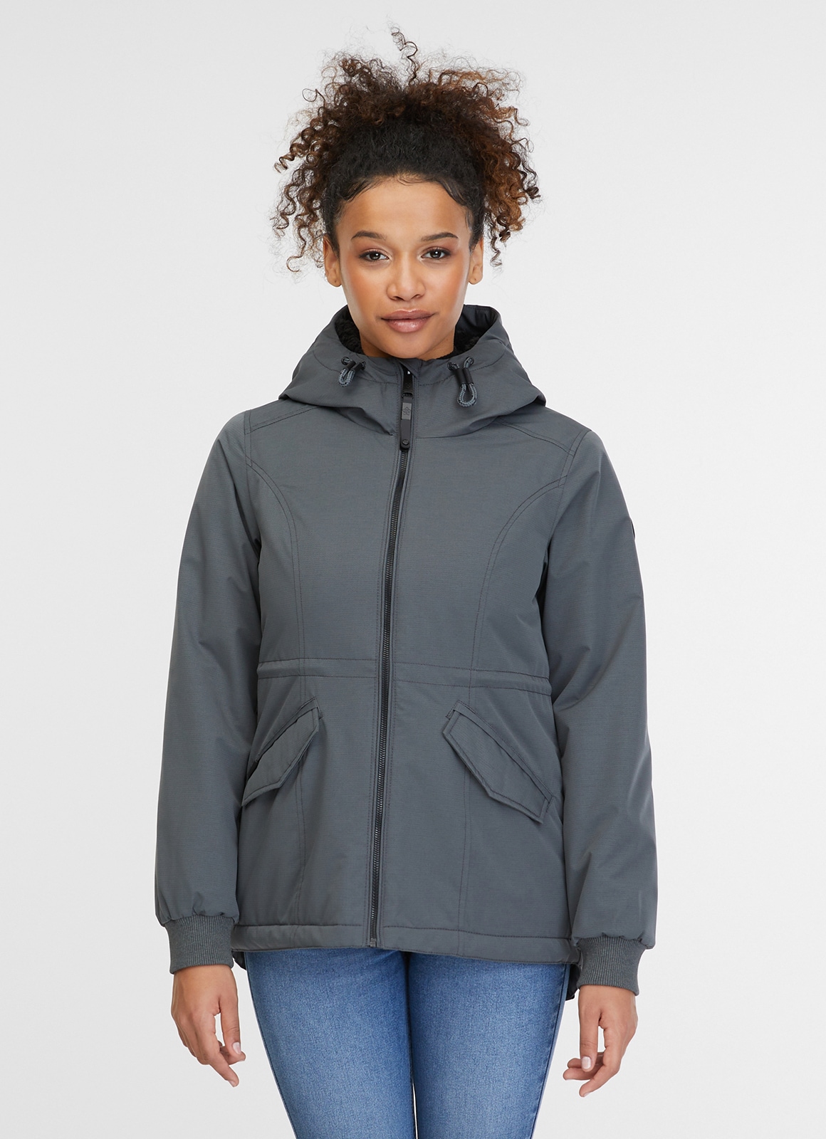 Ragwear Outdoorjacke »DOWEY WARM«, mit Kapuze, leicht wärmende Übergangsjacke mit hochschliessendem Kragen und Kapuze von Ragwear