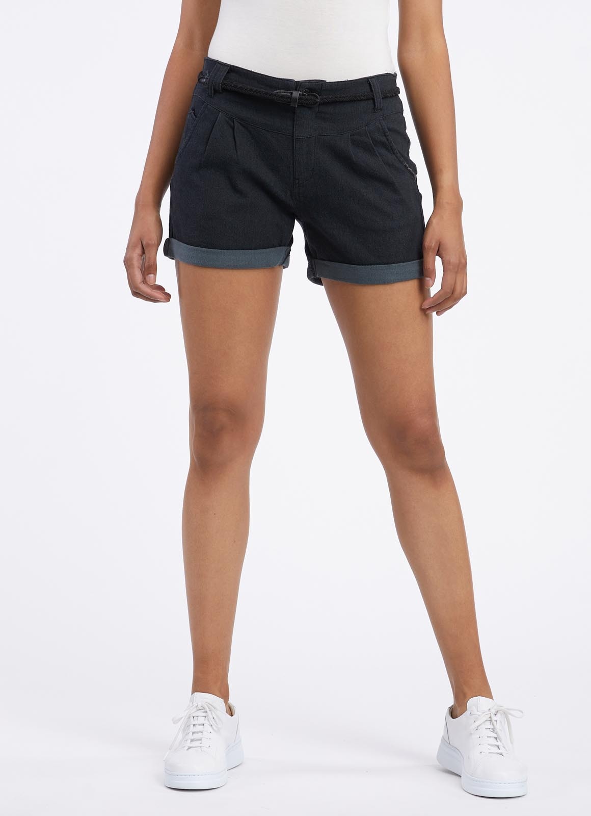 Ragwear Shorts »HEEVEN A«, (Set, 2 tlg., mit Gürtel), mit Umschlagsaum, Gürtelschlaufen und Taillengürtel von Ragwear