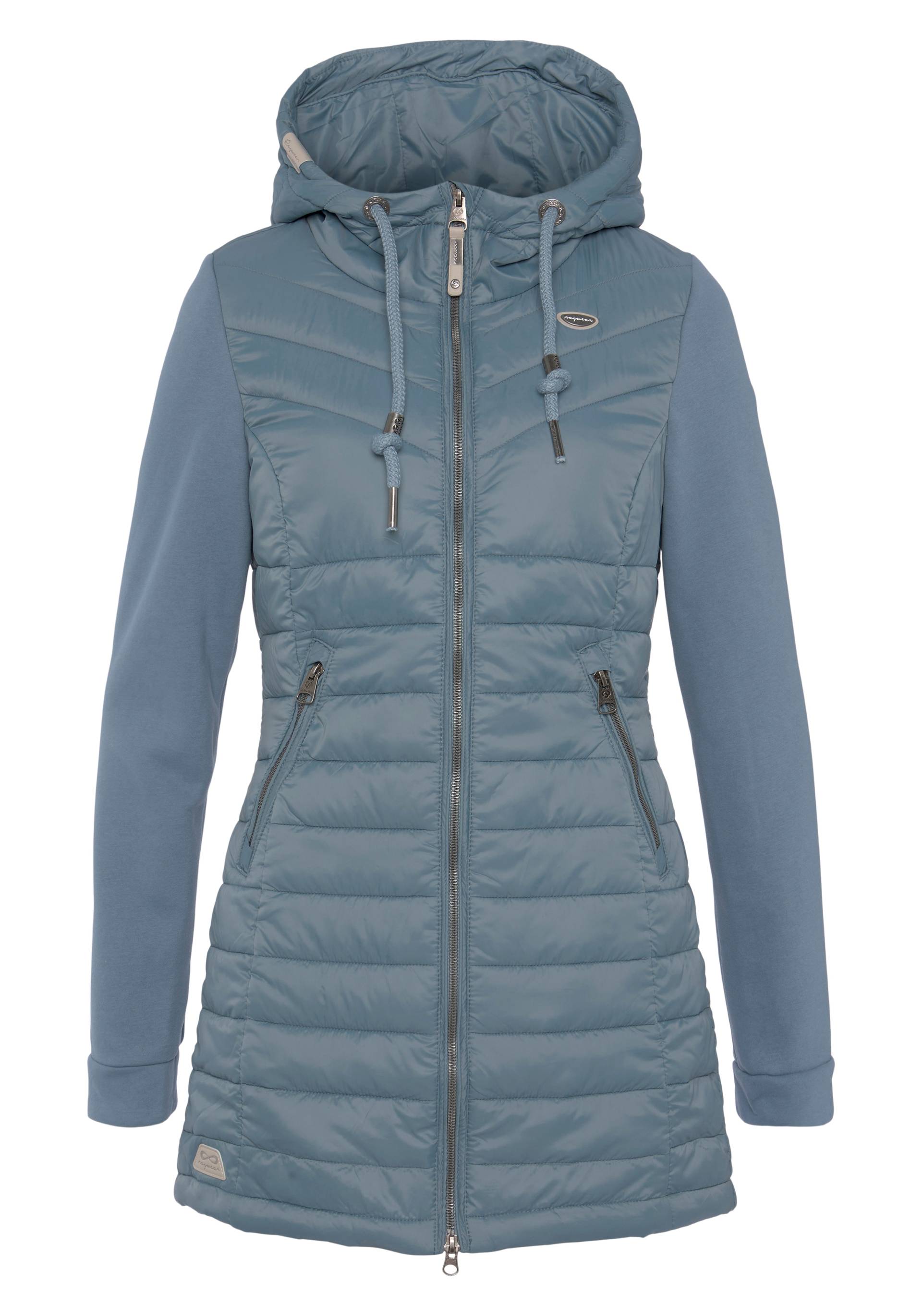 Ragwear Steppjacke »LUCINDA LONG«, mit Kapuze, modischer Materialmix aus Sweatware und wärmender Steppqualität Ragwear Steppjacke »LUCINDA LONG«, mit Kapuze, modischer Materialmix aus Sweatware und wärmender Steppqualität von Ragwear