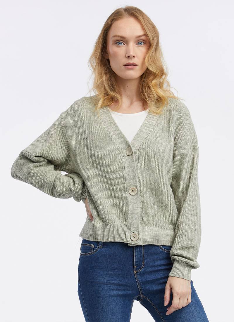 Ragwear Strickjacke »KAROLLA«, Cardigan mit V-Ausschnitt und Knopfleiste von Ragwear