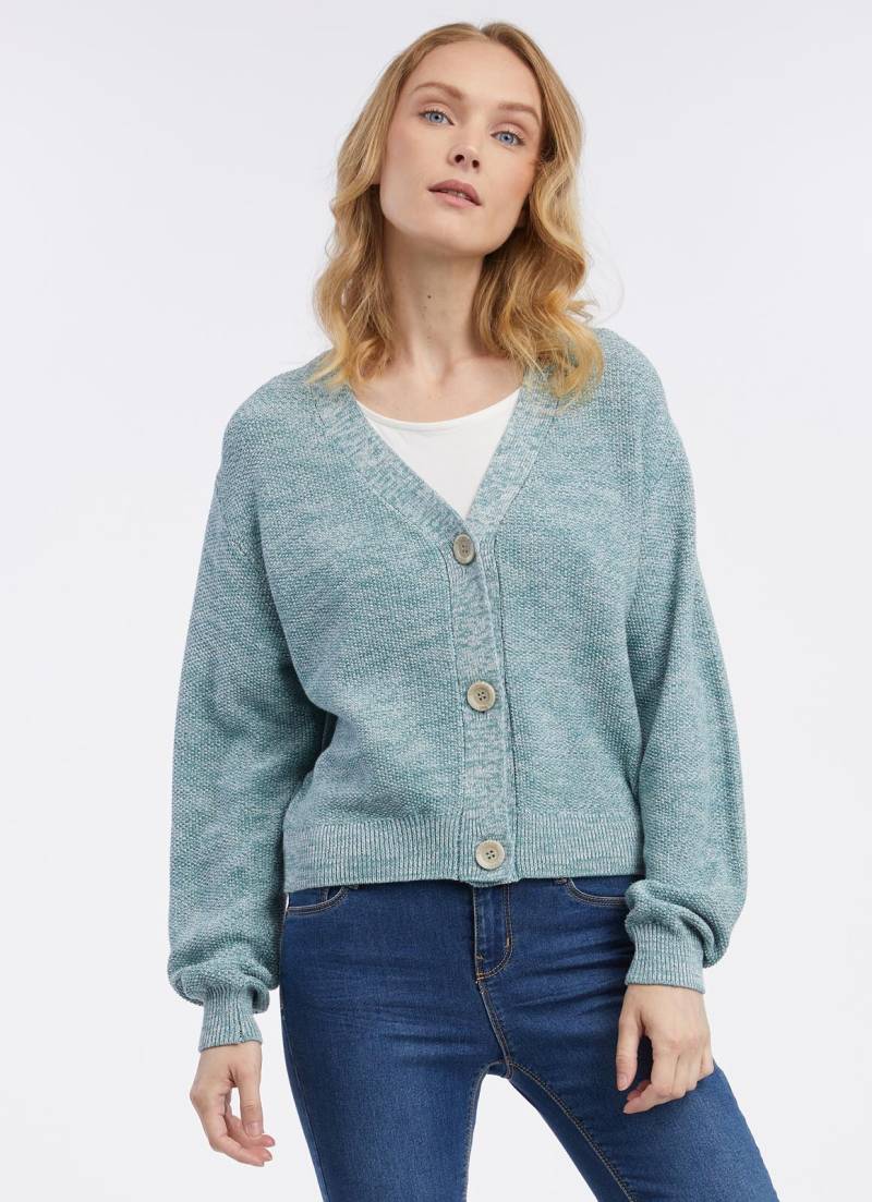 Ragwear Strickjacke »KAROLLA«, Cardigan mit V-Ausschnitt und Knopfleiste von Ragwear