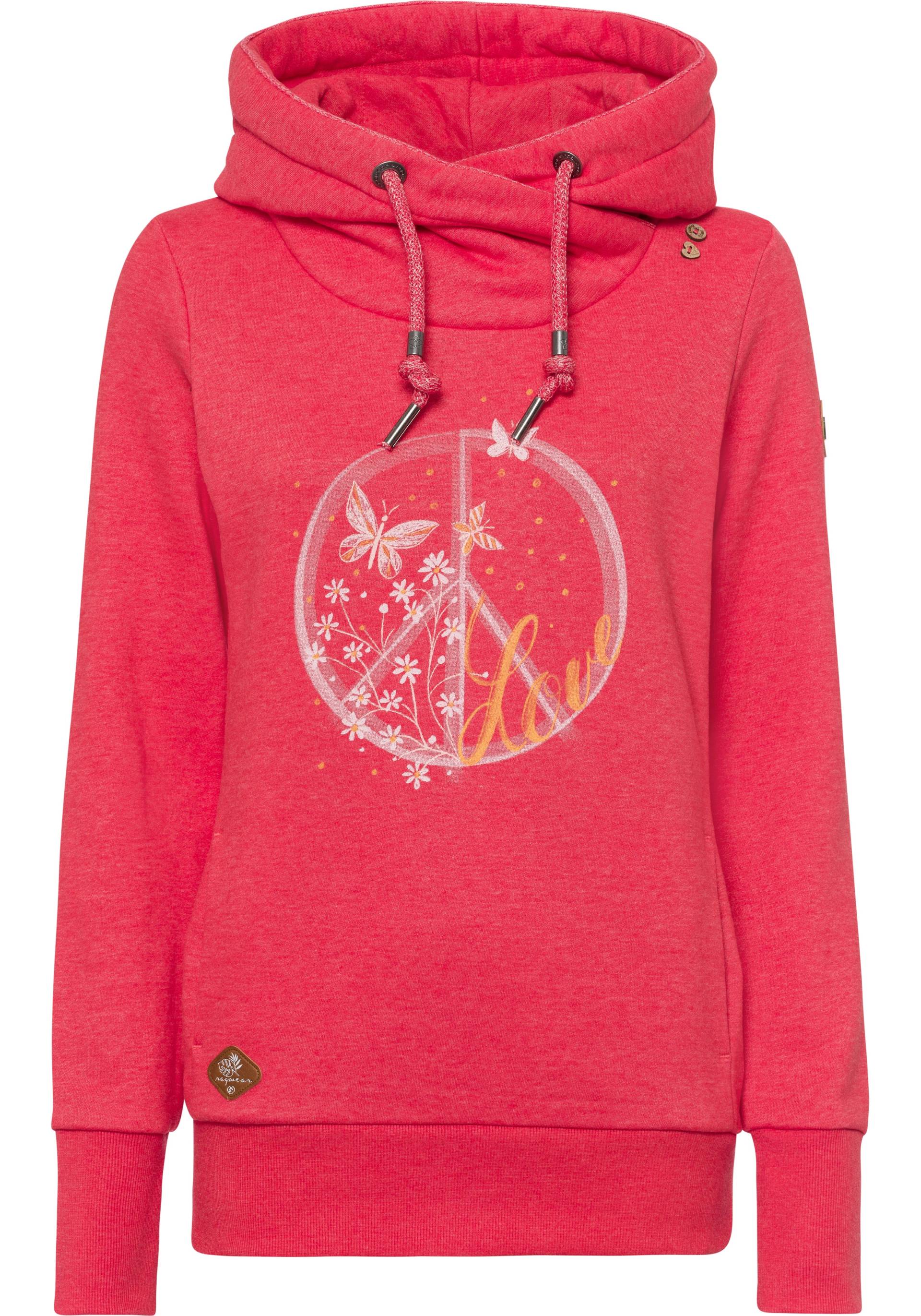 Ragwear Sweater »GRIPY BUTTON PEACE O«, mit Statement-Print von Ragwear