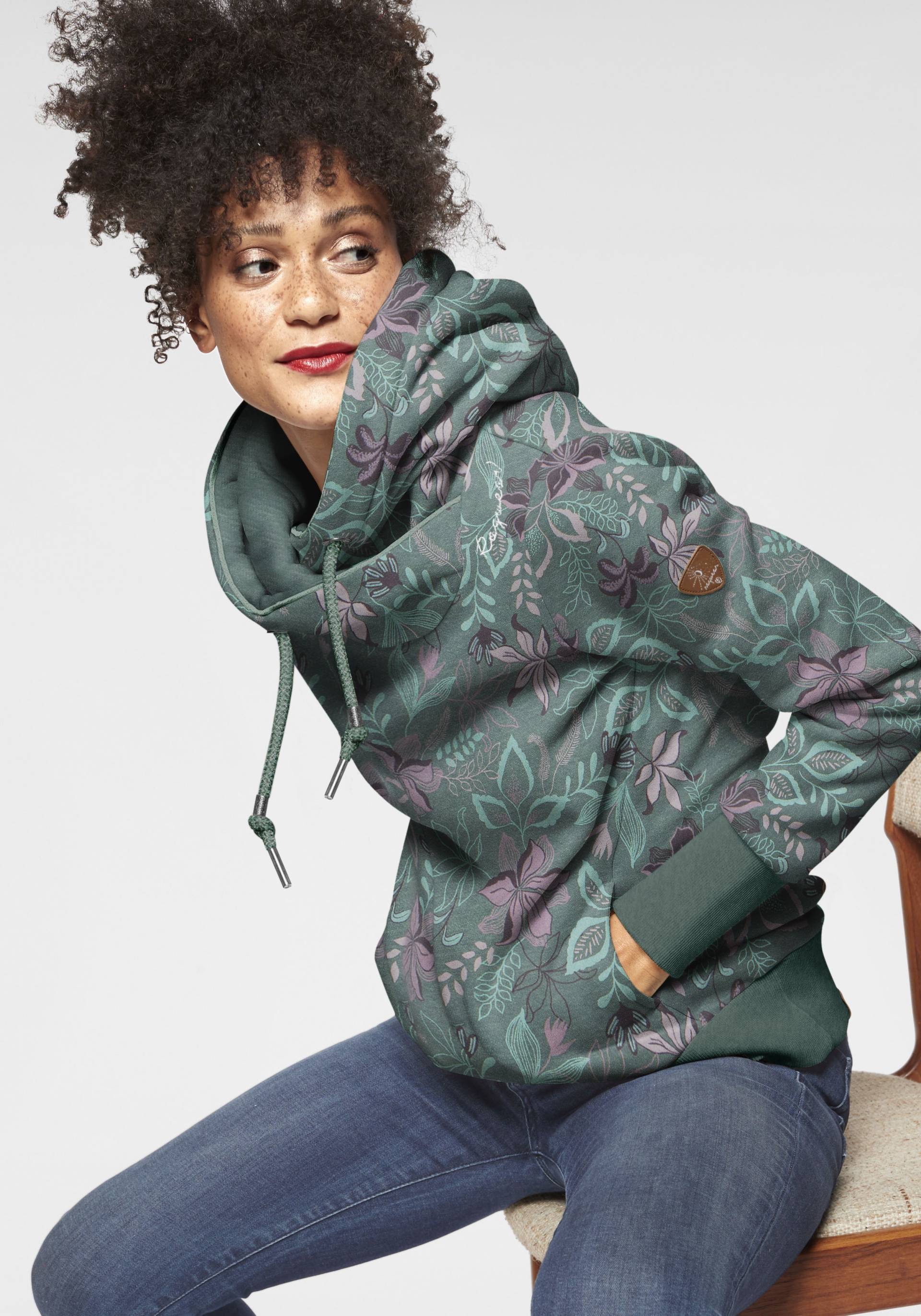 Ragwear Sweater »GRIPY FLOWERS O«, Hoodie mit floralem All Over-Druck Ragwear Sweater »GRIPY FLOWERS O«, Hoodie mit floralem All Over-Druck von Ragwear