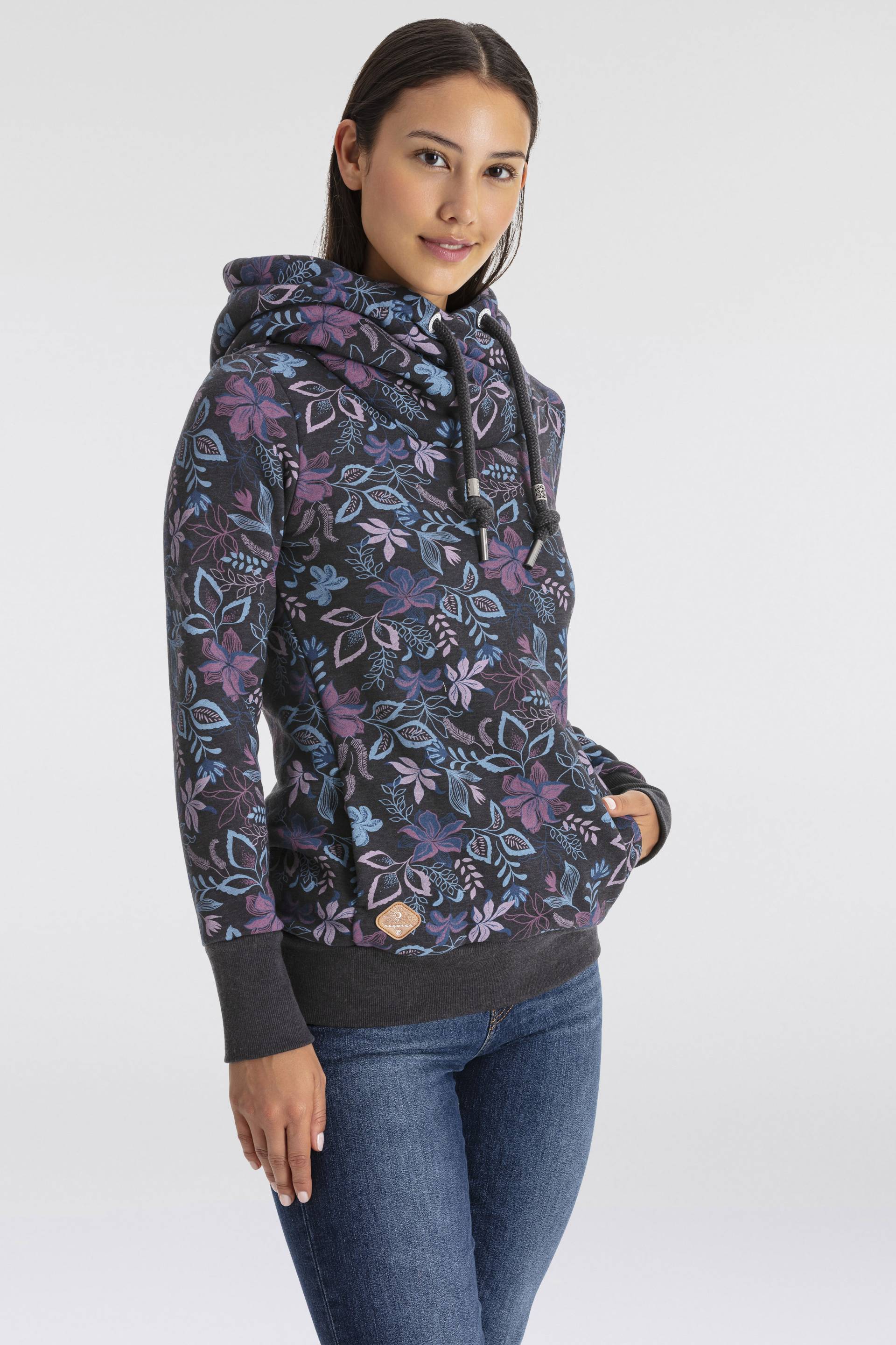 Ragwear Sweater »GRIPY FLOWERS O«, Hoodie mit floralem All Over-Druck Ragwear Sweater »GRIPY FLOWERS O«, Hoodie mit floralem All Over-Druck von Ragwear