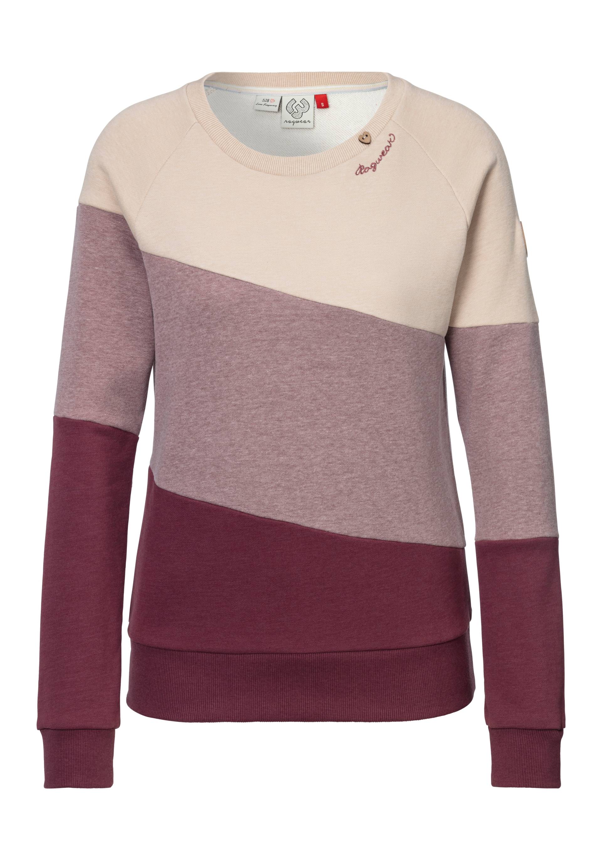 Ragwear Sweater »JOHANKA BLOCK«, Crew Neck im Color-Blocking Design von Ragwear