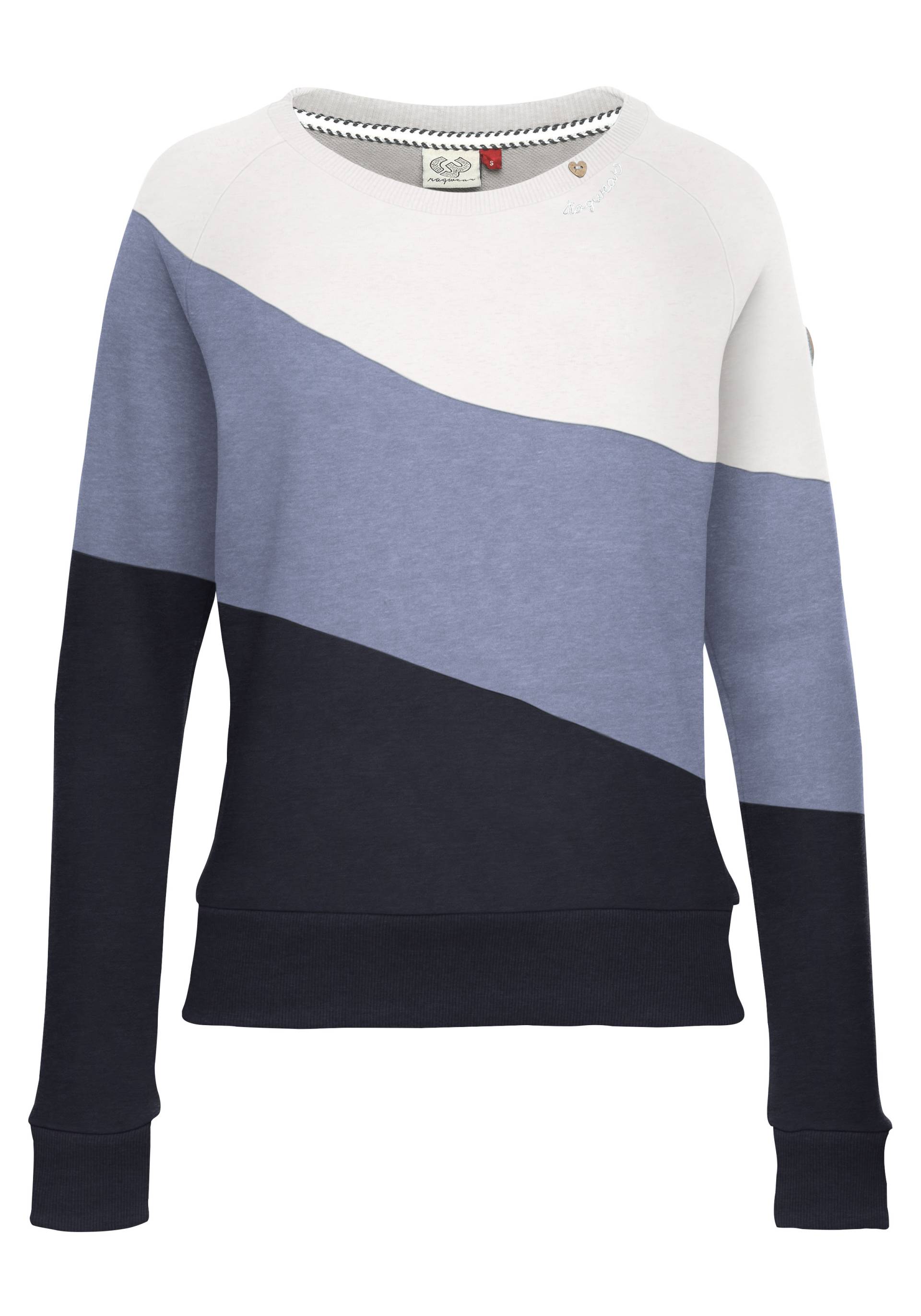 Ragwear Sweater »JOHANKA BLOCK«, Crew Neck im Color-Blocking Design von Ragwear