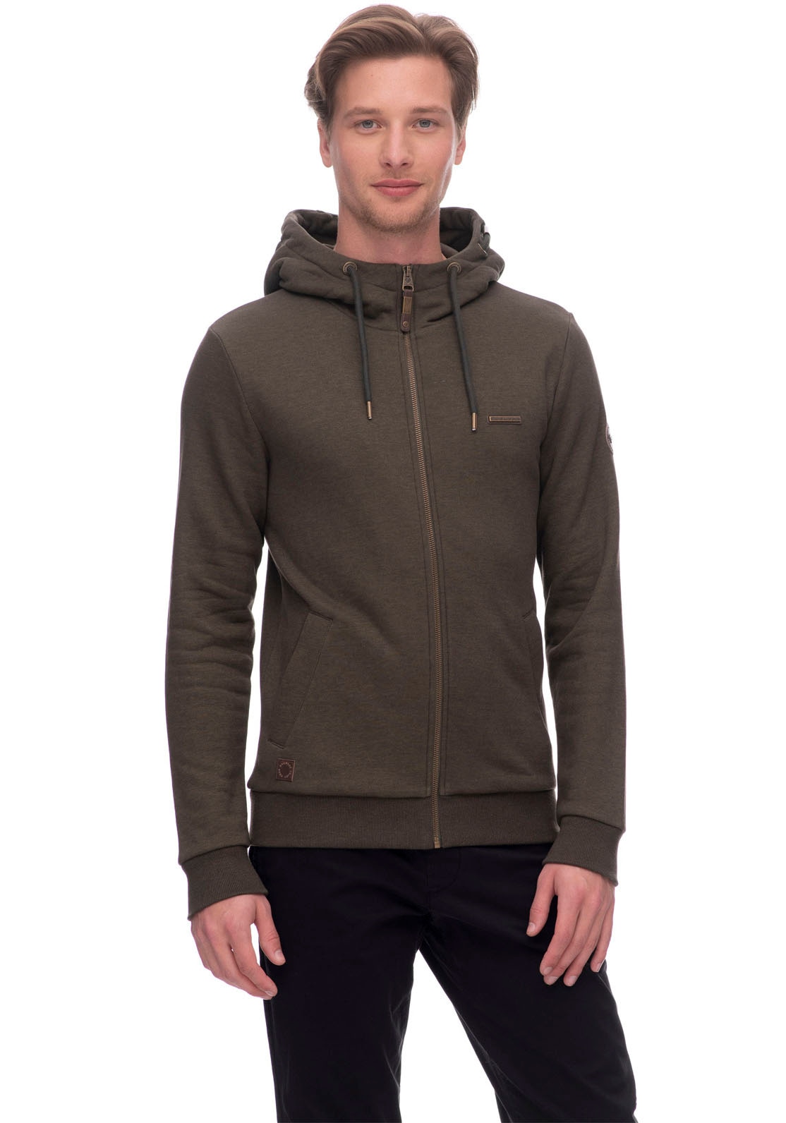 Ragwear Sweatjacke »NATTE ZIP CORE«, praktische Kapuze mit Kordelzug von Ragwear