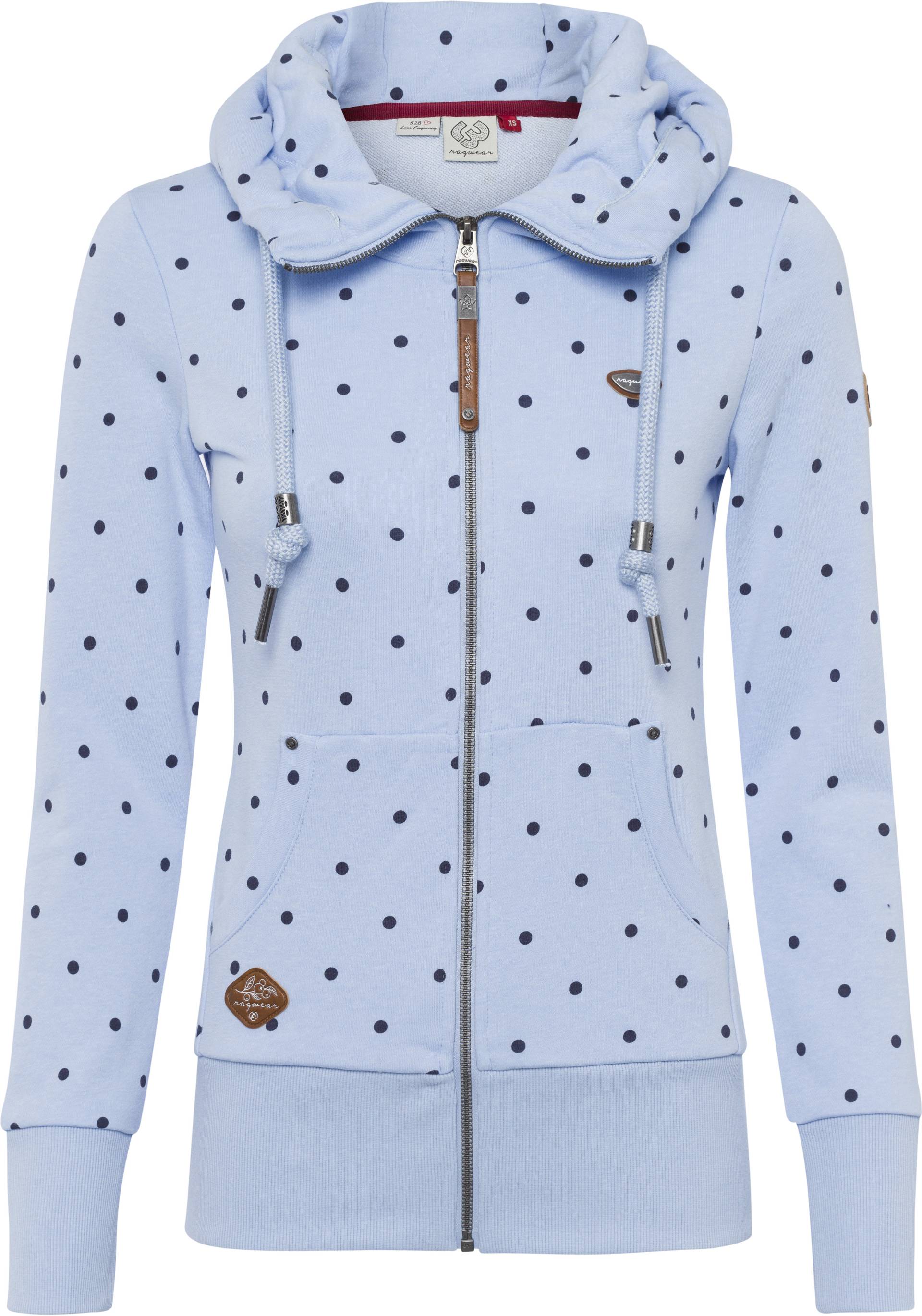 Ragwear Sweatjacke »NESKA DOTS O ZIP«, im Allover-Dots Print Design von Ragwear