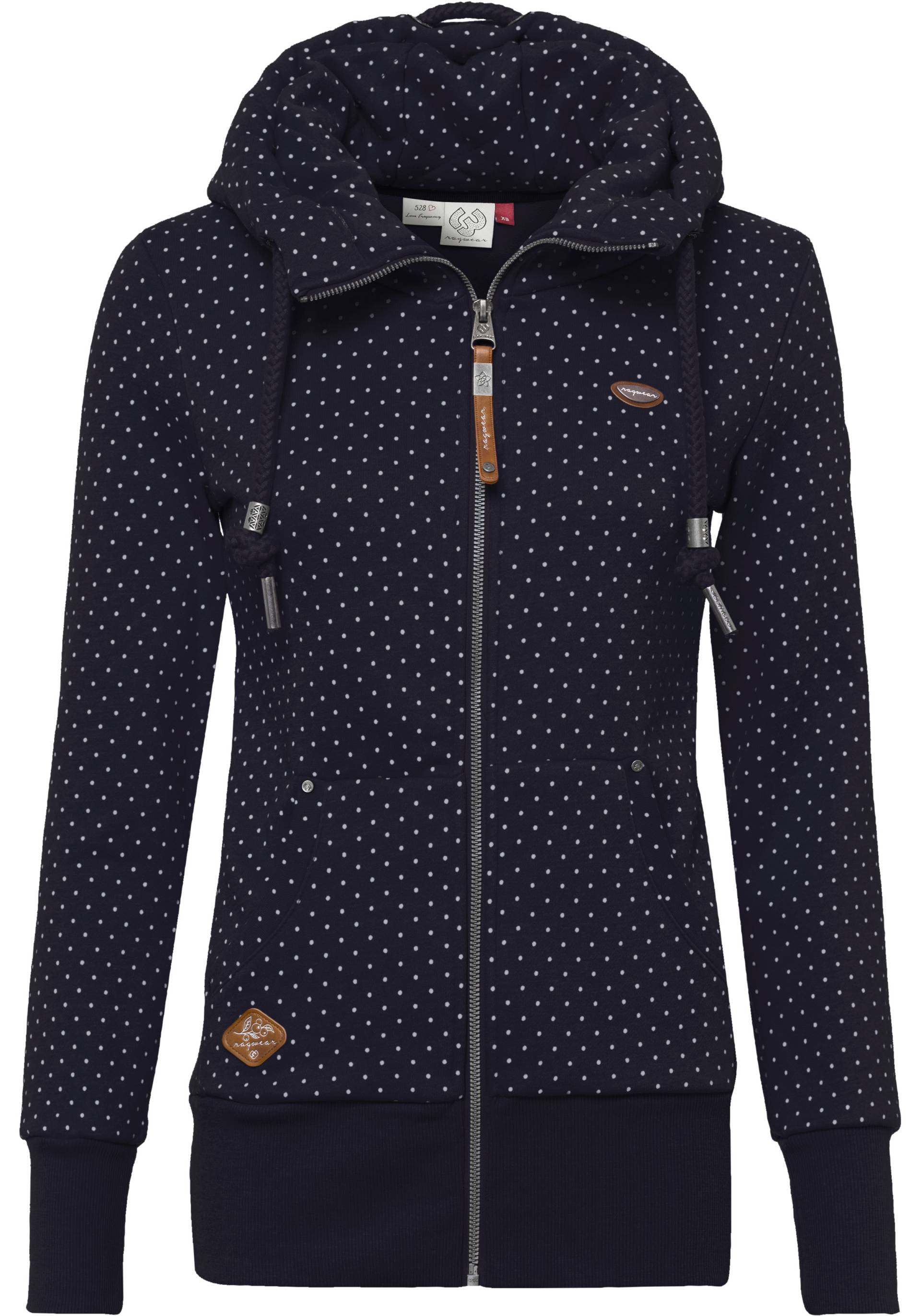 Ragwear Sweatjacke »NESKA DOTS O ZIP«, im Allover-Dots Print Design von Ragwear