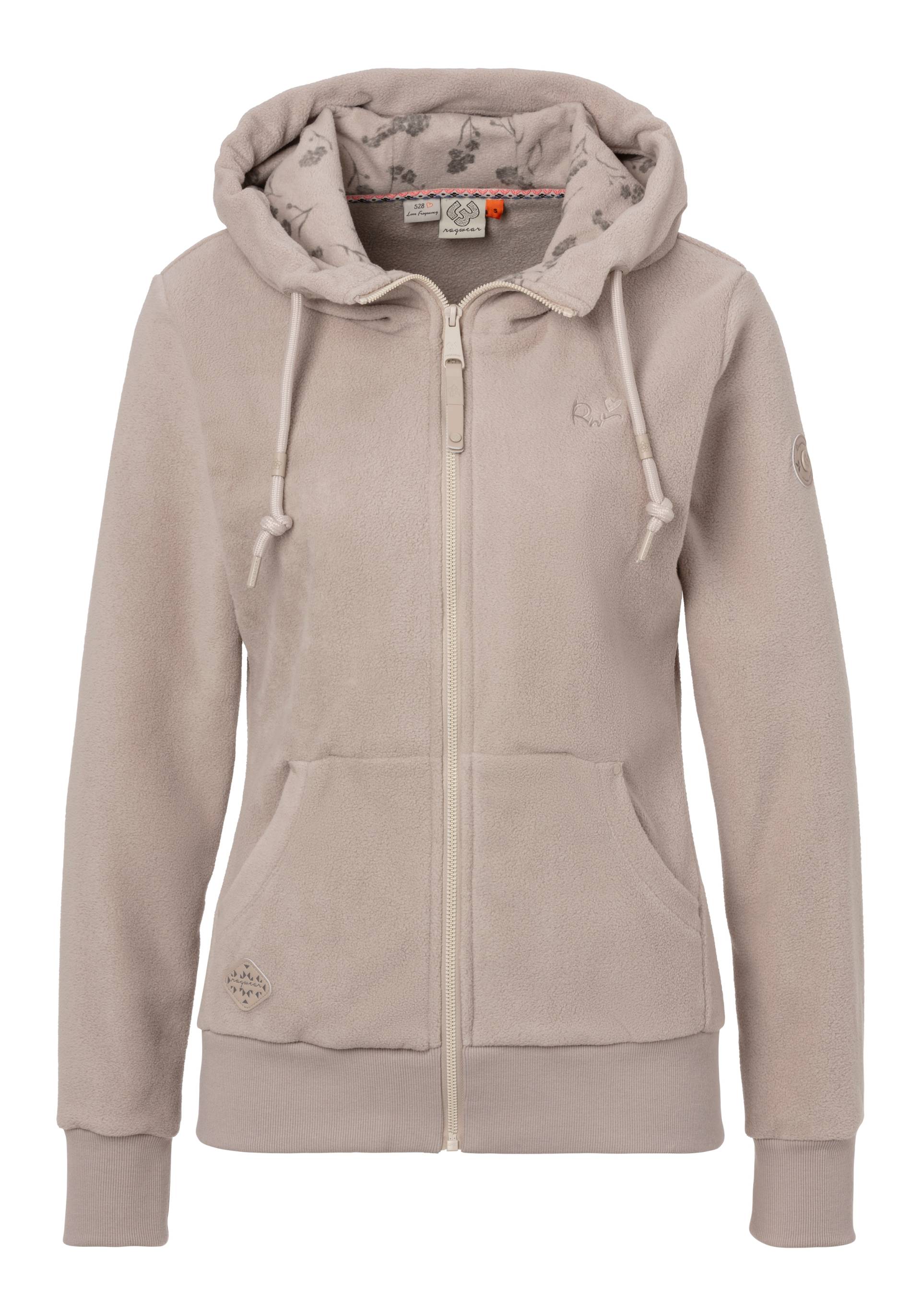 Ragwear Sweatjacke »NESKA FLEECE ZIP«, mit Kapuze und Kordelzug, praktische Eingrifftaschen von Ragwear