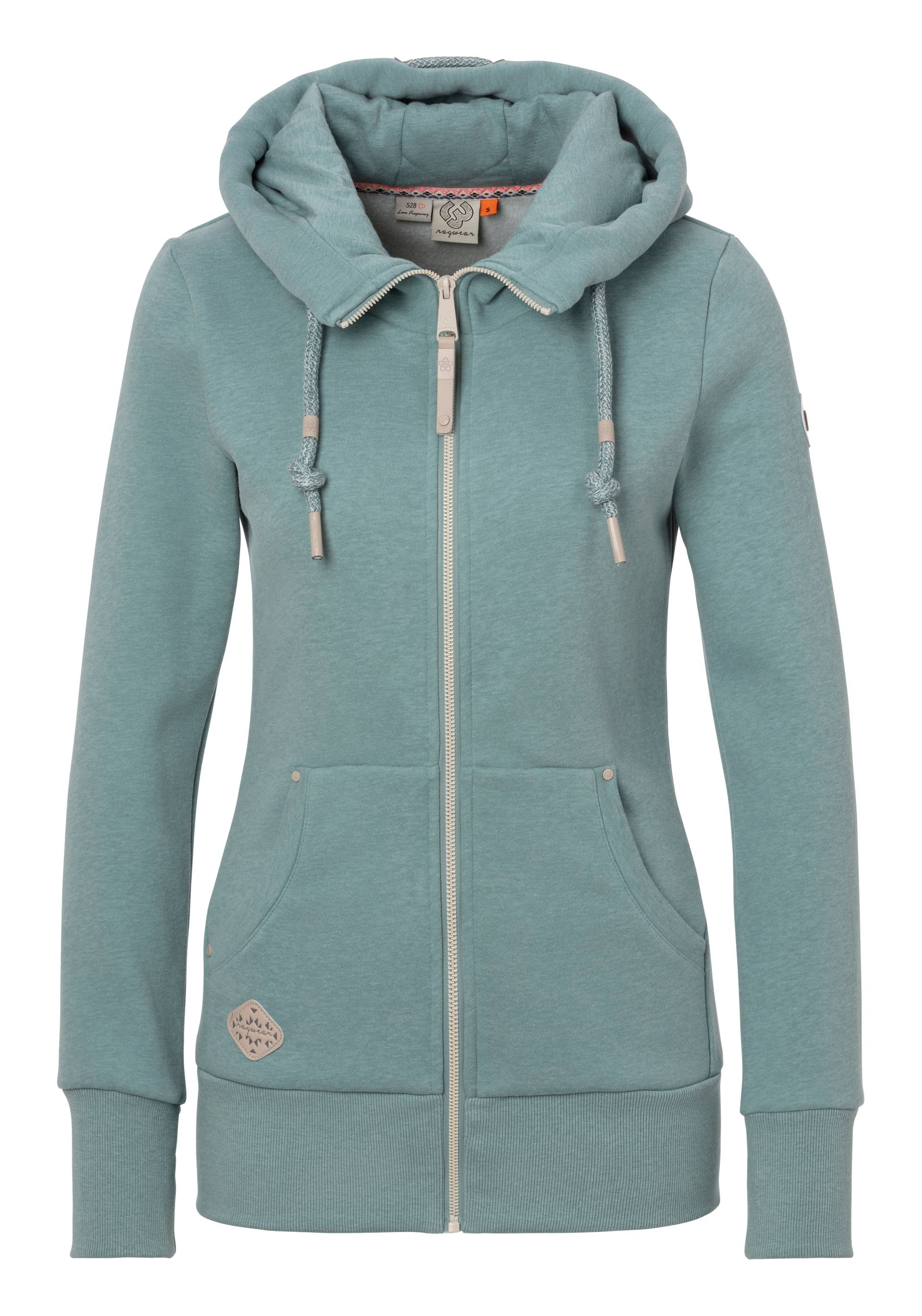 Ragwear Sweatjacke »NESKA ZIP«, mit gemütlicher Kapuze und Kordelzug von Ragwear