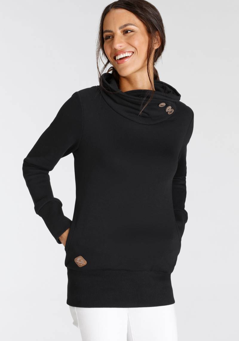 Ragwear Sweatshirt »ANGELLIKA O«, mit asymmetrischem Schalkragen von Ragwear