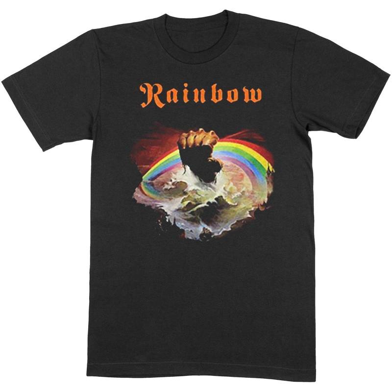 Rising Tshirt Damen Schwarz S von Rainbow