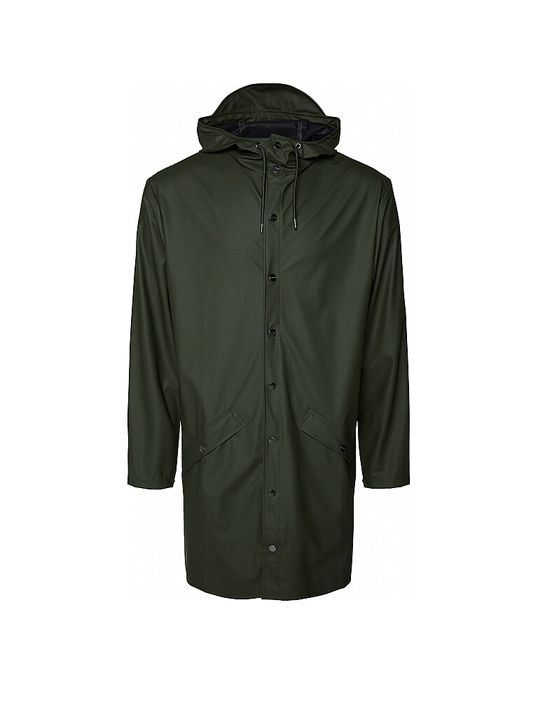 RAINS Parka - Regenjacke dunkelgrün | L von Rains