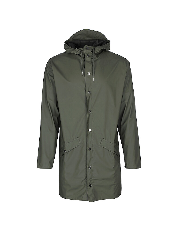 RAINS Parka - Regenjacke grün | L von Rains