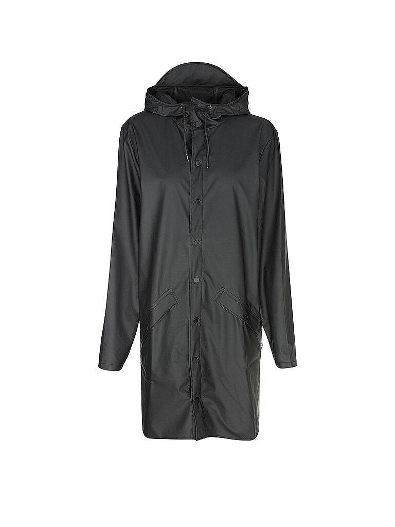 RAINS Parka - Regenjacke schwarz | L von Rains