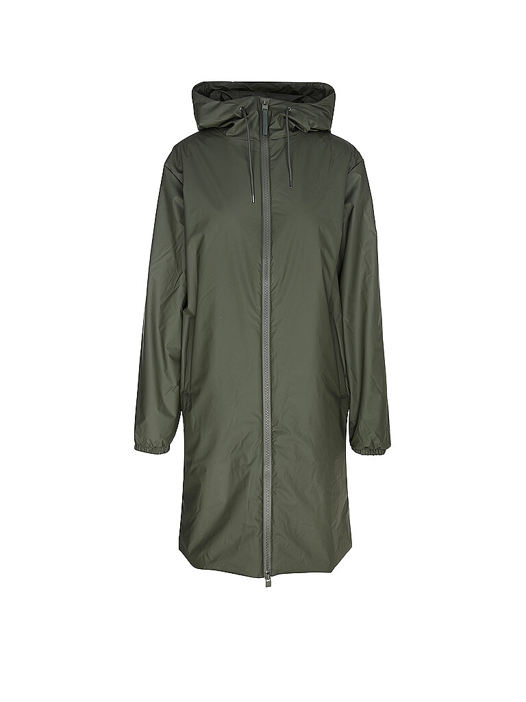 RAINS Regenjacke LOHJA dunkelgrün | XL von Rains