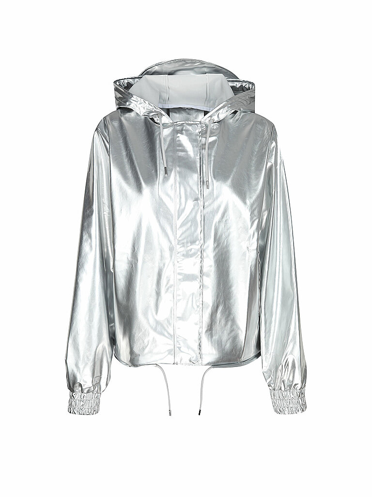 RAINS Regenjacke STRING W JACKET silber | S von Rains