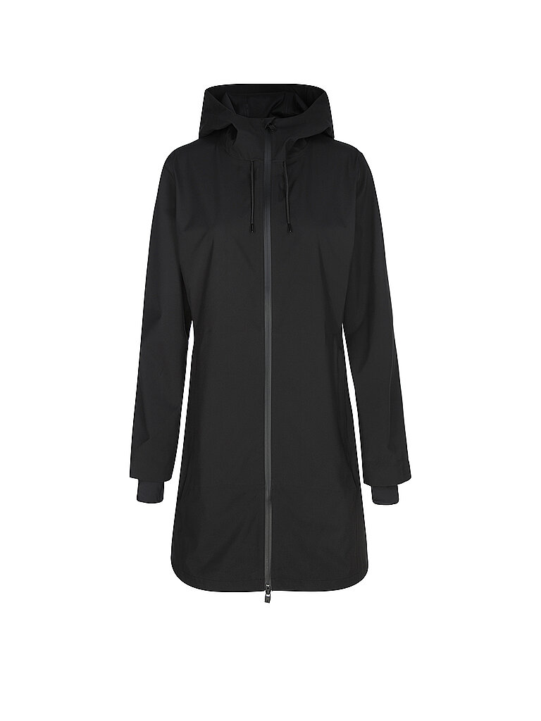 RAINS Regenjacke SUVA HARDSHELL LONG schwarz | L von Rains