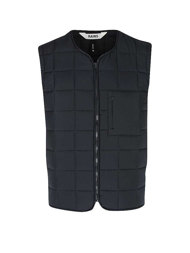 RAINS Steppgilet  blau | L von Rains