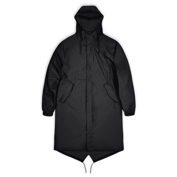 Rains - Fishtail Parka W3 - Regenjacke Gr L schwarz von Rains