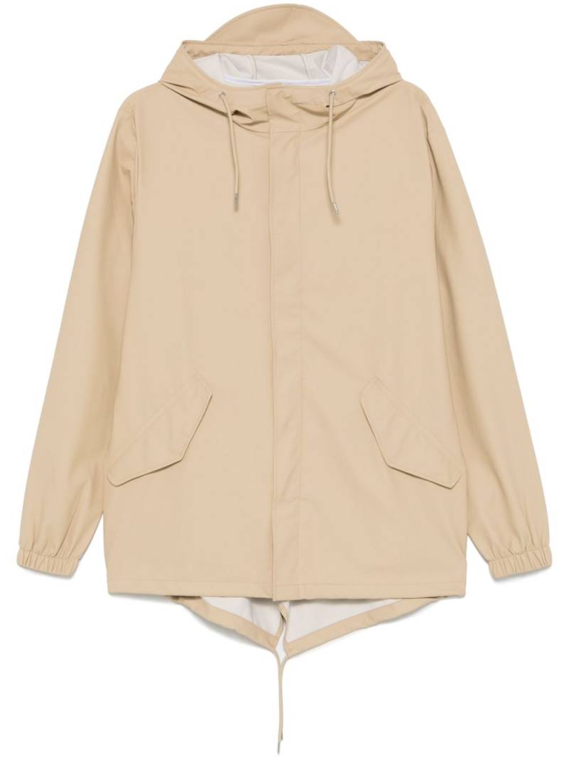 Rains Fishtail jacket - Brown von Rains