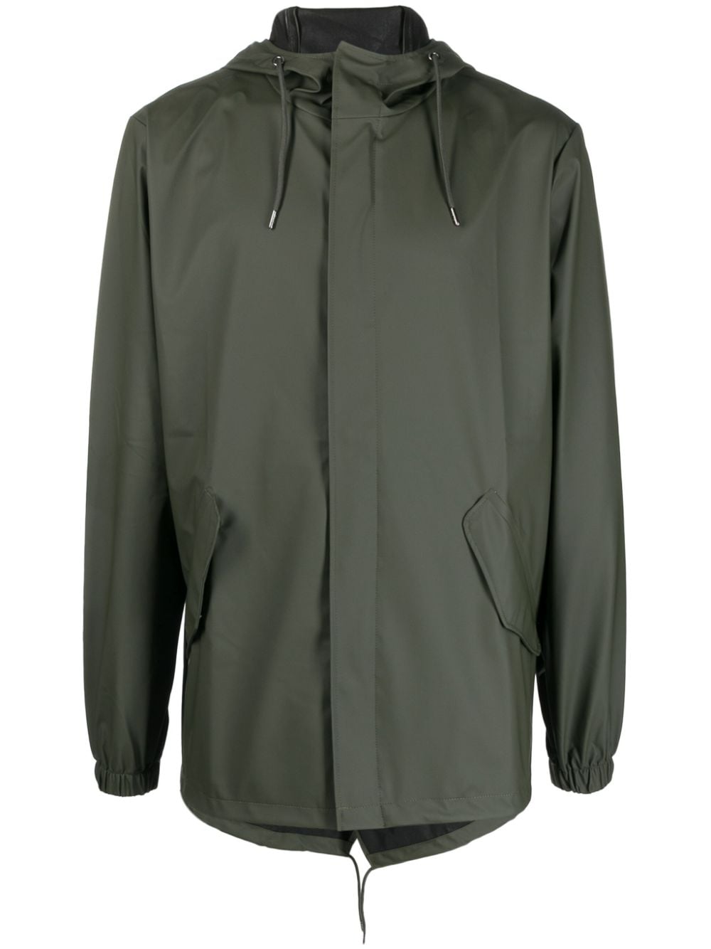 Rains Fishtail waterproof raincoat - Green von Rains