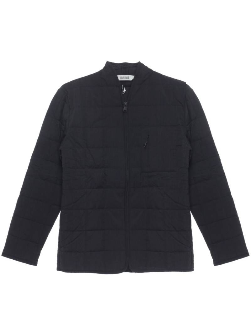 Rains Giron quilted liner jacket - Black von Rains