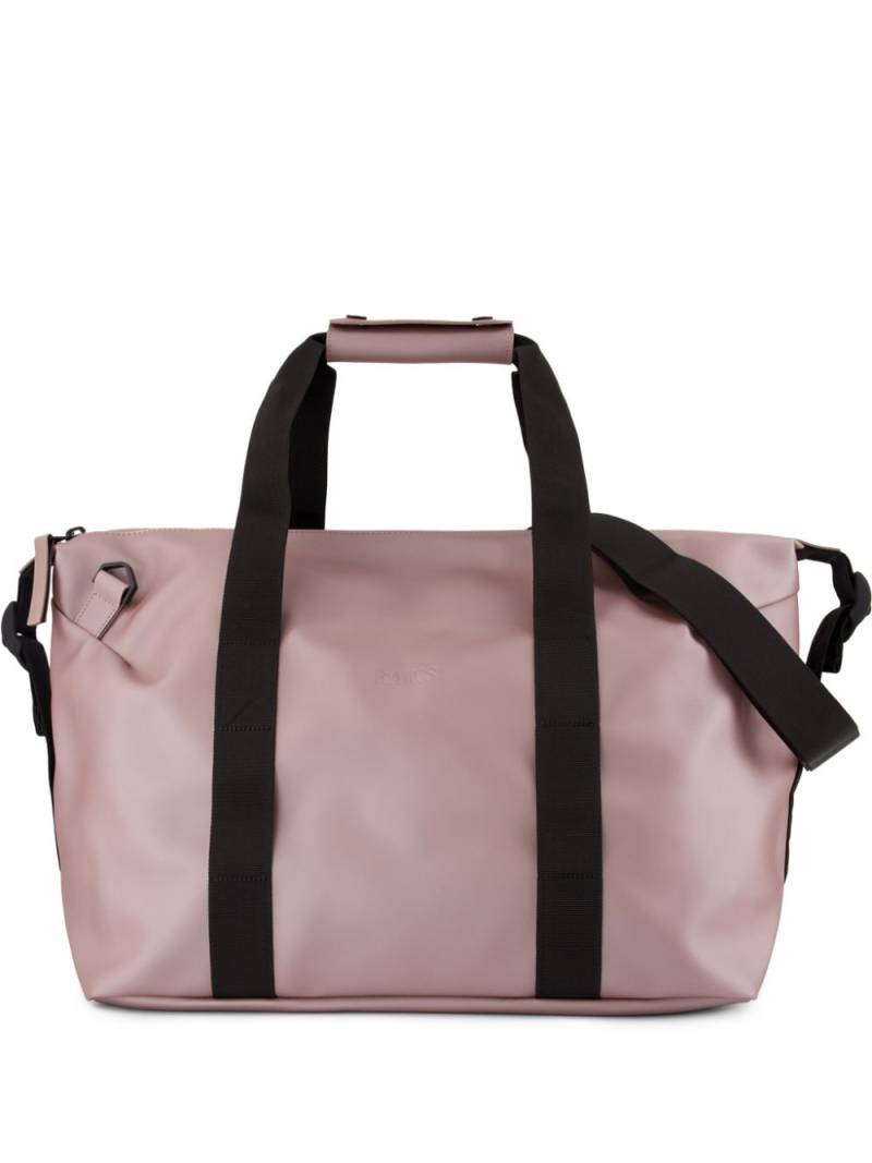 Rains Hilo debossed-logo luggage bag - Pink von Rains