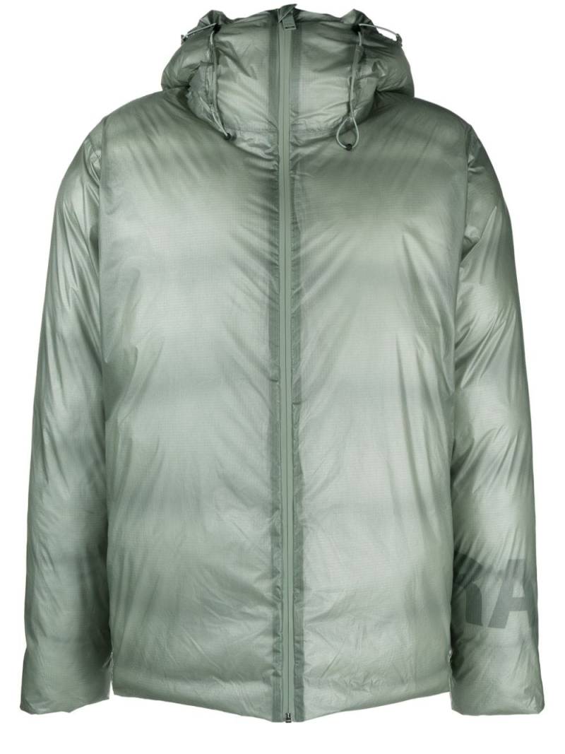 Rains Kevo hooded puffer jacket - Green von Rains