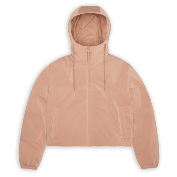 Rains - Lohja Short Insulated Jacket W3T1 - Regenjacke Gr M beige von Rains