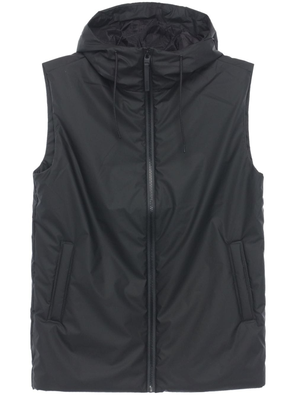 Rains Lohja hooded vest - Black von Rains