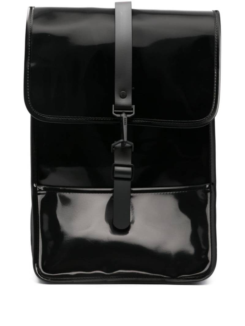 Rains Mini waterproof backpack - Black von Rains