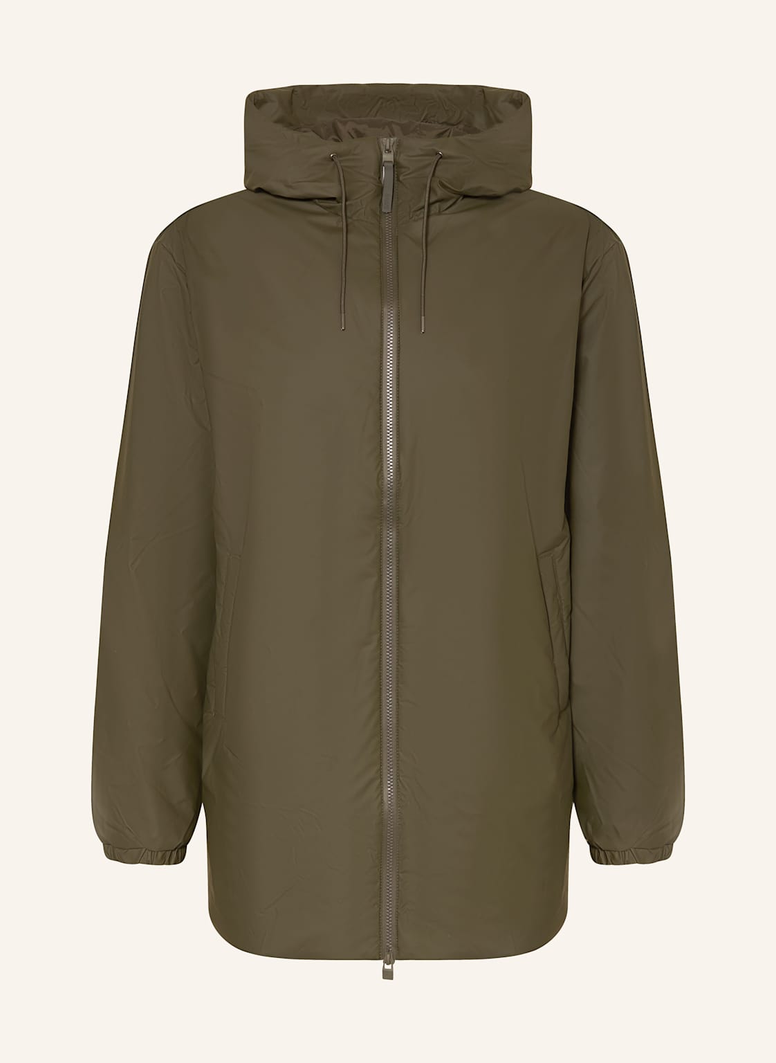 Rains Regenjacke Lohja Long gruen von Rains