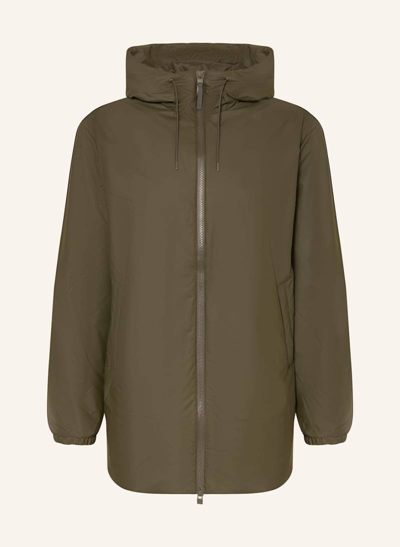 Rains Regenjacke Lohja Long gruen von Rains