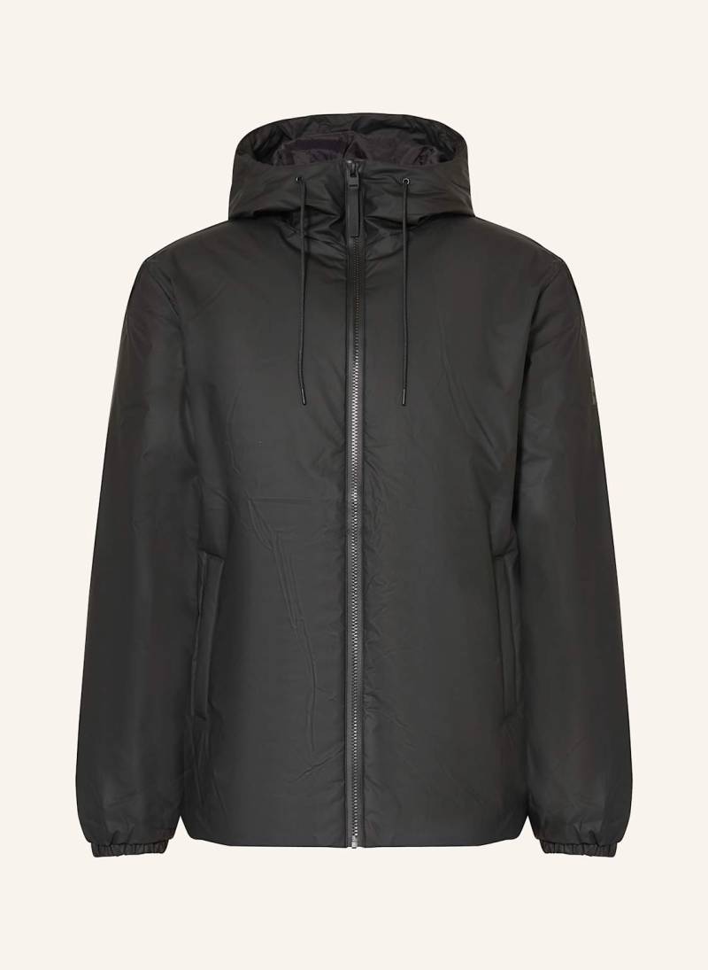 Rains Regenjacke Lohja Long schwarz von Rains