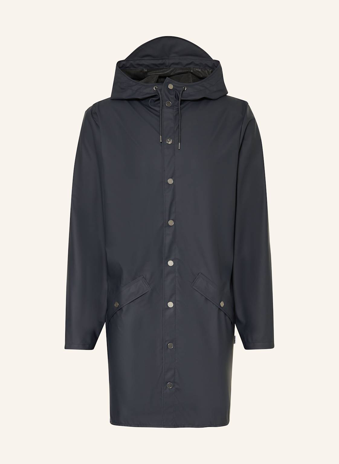 Rains Regenmantel Long Jacket w3 blau von Rains