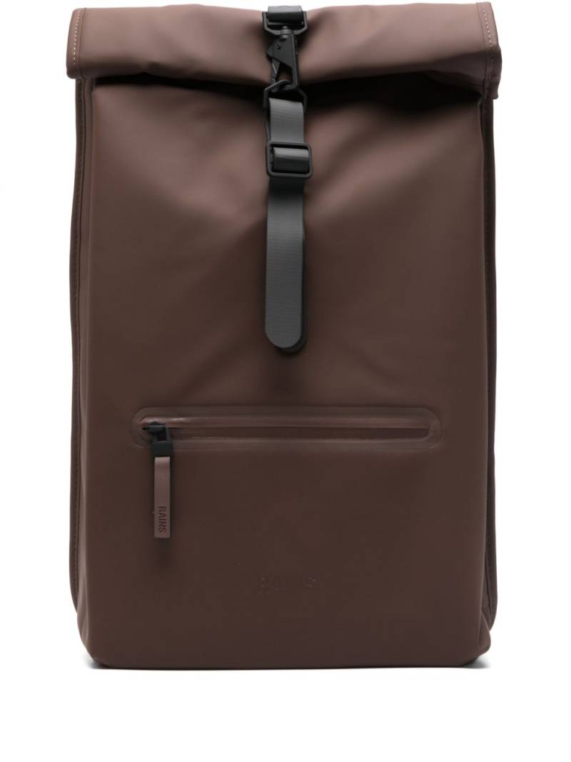 Rains Rolltop Rucksack backpack - Brown von Rains