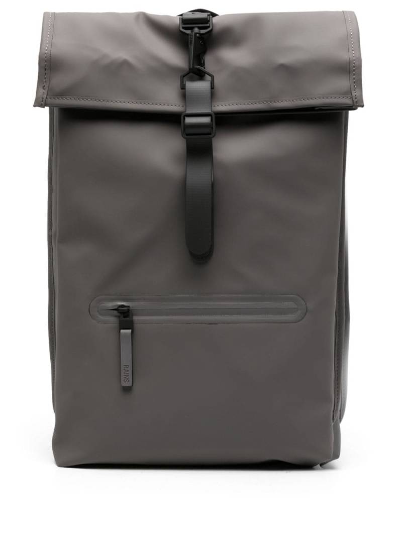 Rains Rolltop Rucksack waterproof backpack - Grey von Rains