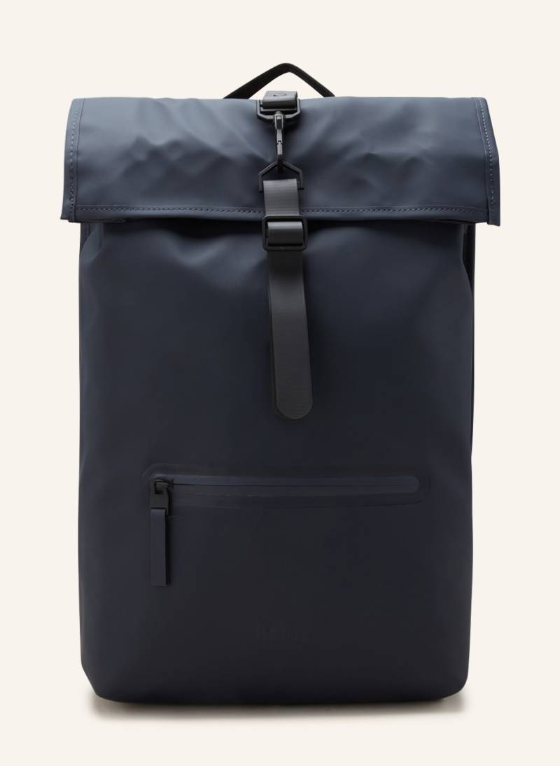 Rains Rucksack Mit Laptop-Fach blau von Rains