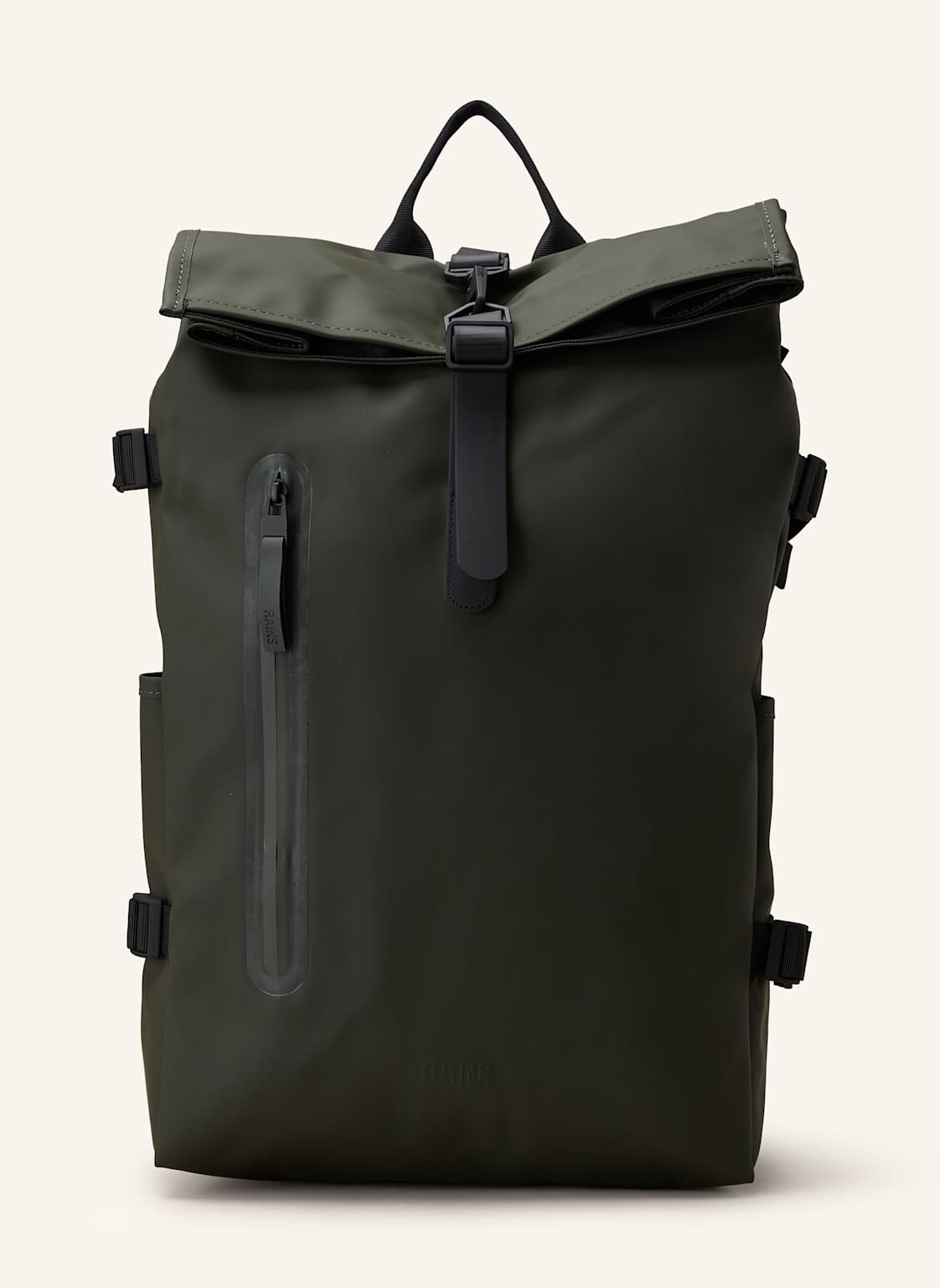 Rains Rucksack Rolltop Large Mit Laptop-Fach gruen Rains Rucksack Rolltop Large Mit Laptop-Fach gruen von Rains