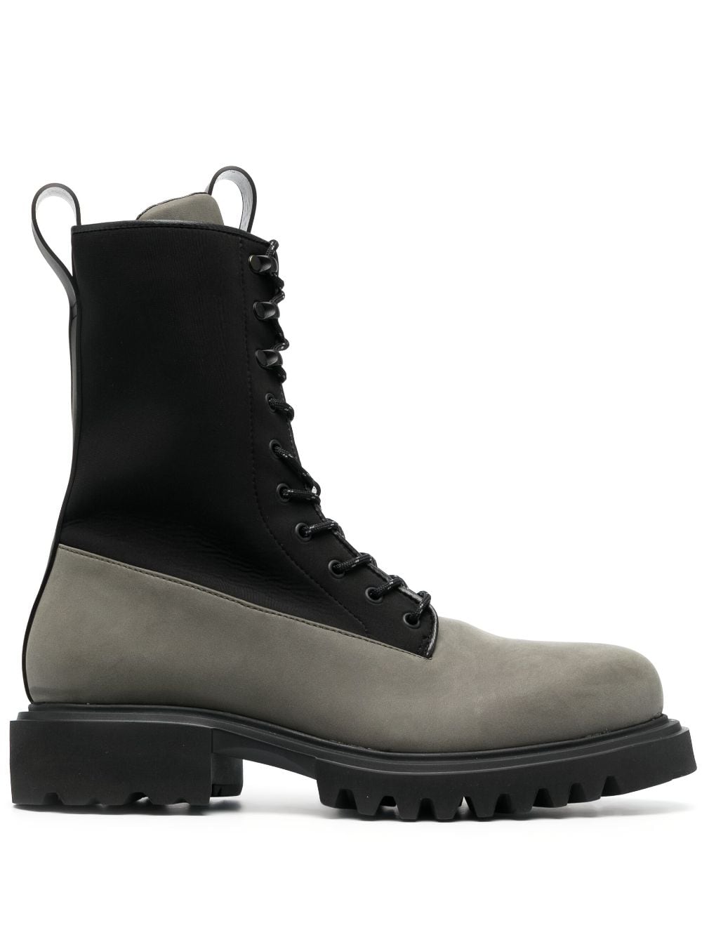 Rains Show lace-up combat boots - Green von Rains