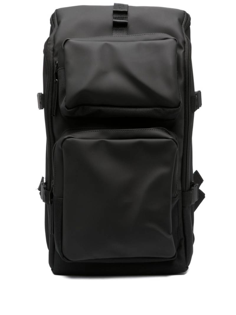 Rains Trail Cargo waterproof backpack - Black von Rains