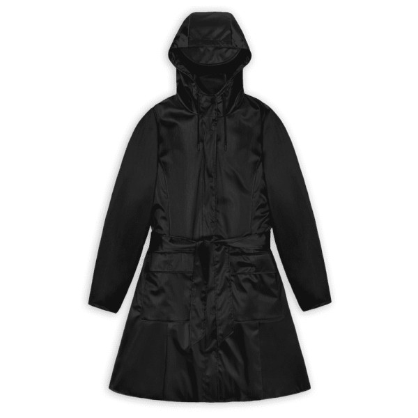 Rains - Women's Curve Long Jacket W3 - Regenjacke Gr L schwarz von Rains