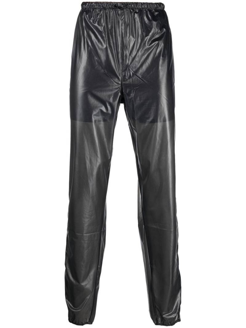 Rains elasticated-waist waterproof trousers - Black von Rains