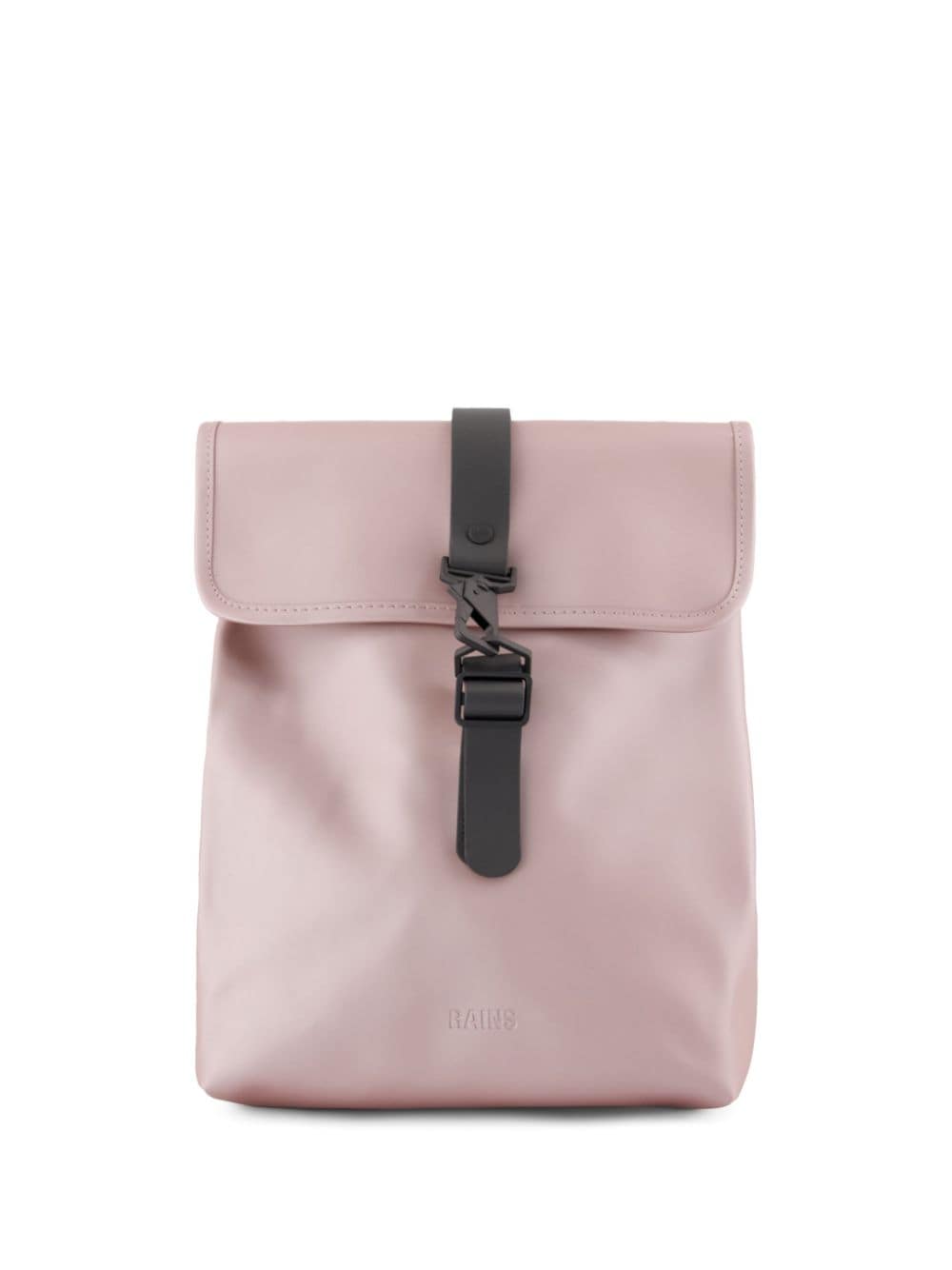 Rains embossed-logo backpack - Pink von Rains