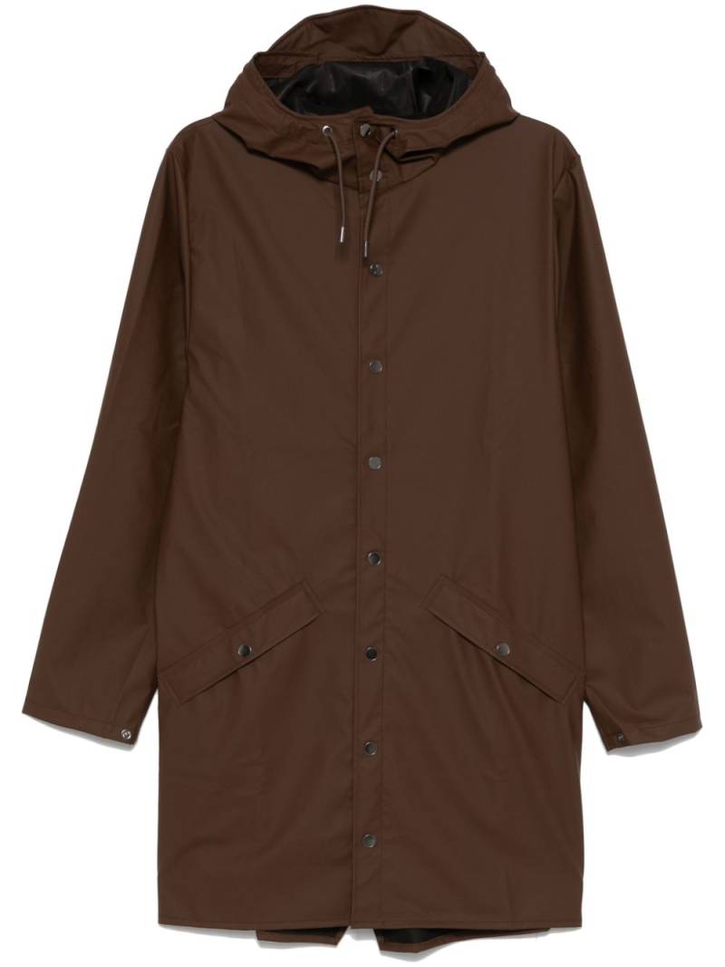 Rains faux-leather raincoat - Brown von Rains